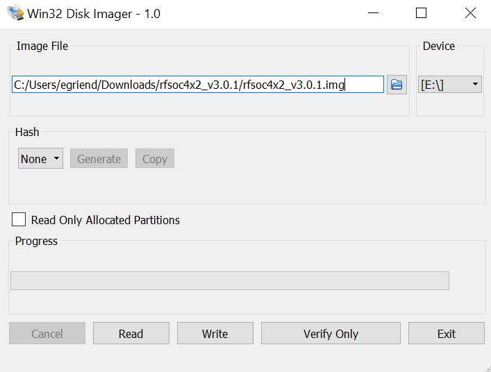 Flashing your micro SD card using Win 32 Disk Imager